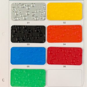 Water Droplet Textured Thick-Plaque Foamed Film